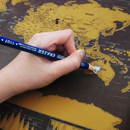 Scratch Off World Map (2 Sizes) | Karnz