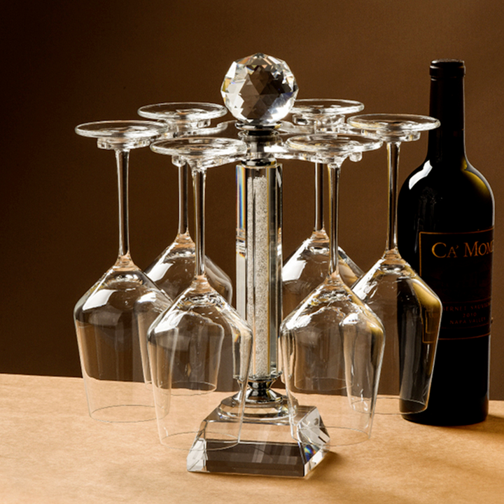 Kalsten | Rotatable Crystal Wine Glass Holder