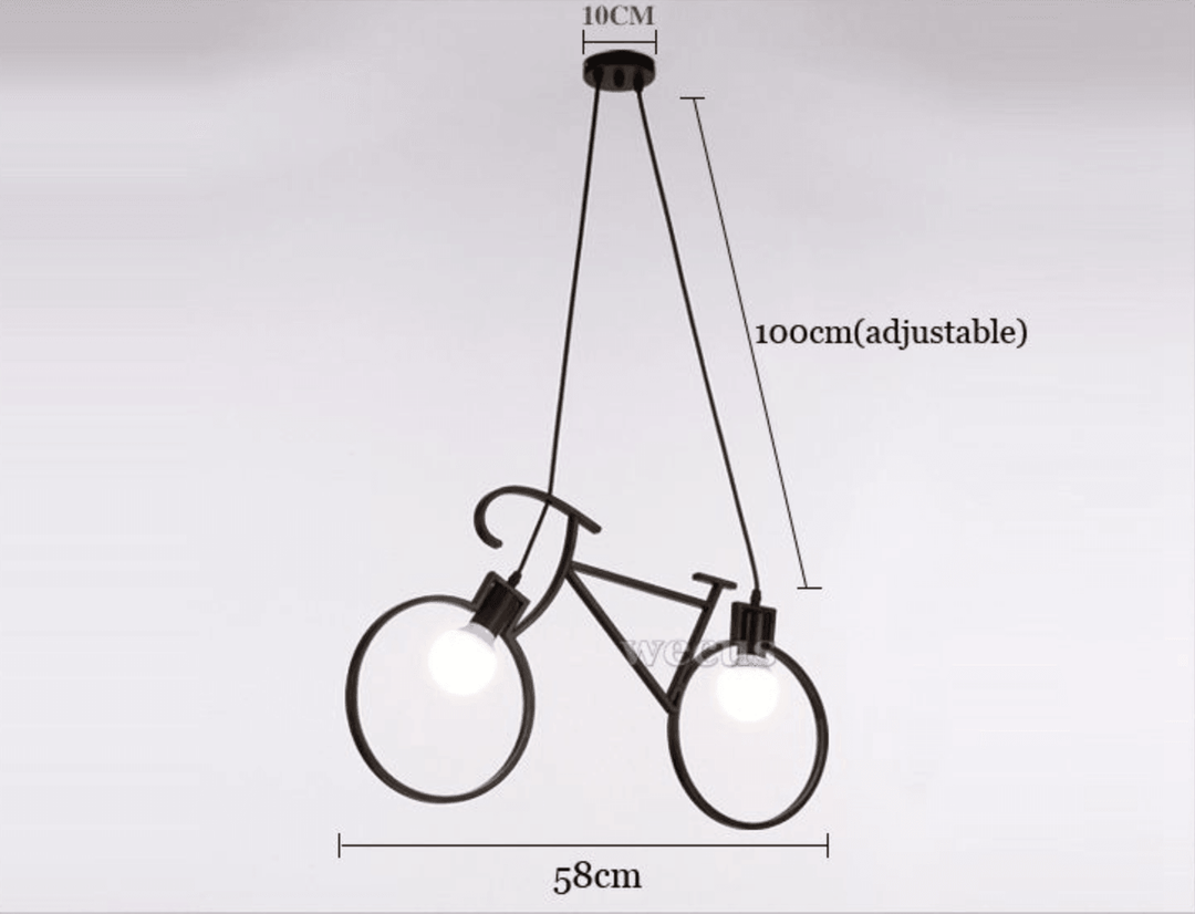 Modern Bicycle Nordic Style Droplight Chandelier Lamp | Kalsten