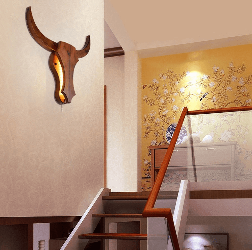 Nordic Style Bull Head Creative Lamps | Kalsten