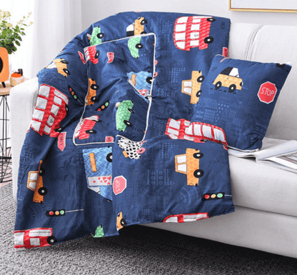 BowLift | 2In1 Colorful Cartoon Pillow Blanket