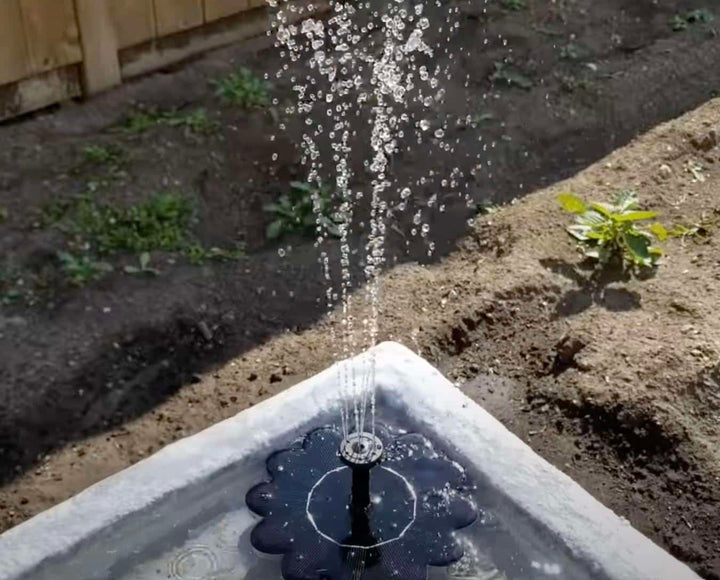 Solar-powered fountain (floating) | Kalsten