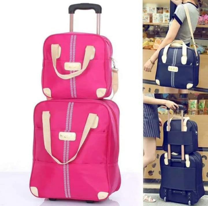 Kalsten | 2 in 1 Trolley Traveling Bag with a boarding bag