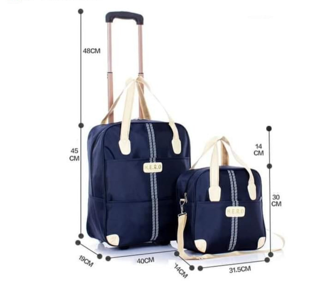 Kalsten | 2 in 1 Trolley Traveling Bag with a boarding bag