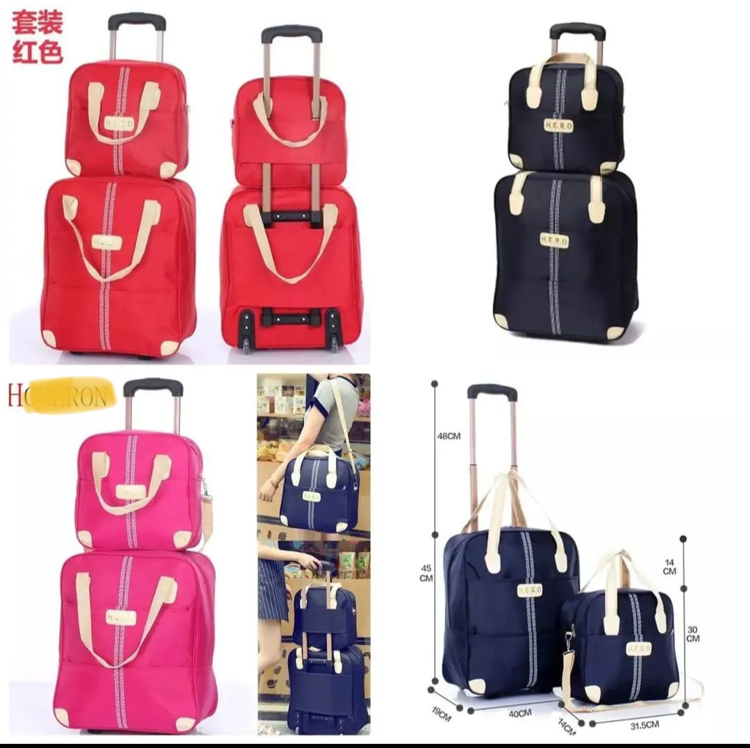Kalsten | 2 in 1 Trolley Traveling Bag with a boarding bag