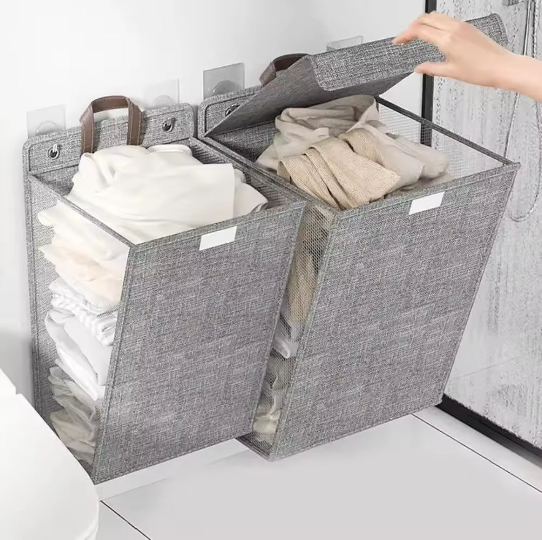 Kalsten | Wall-mounted folding laundry basket