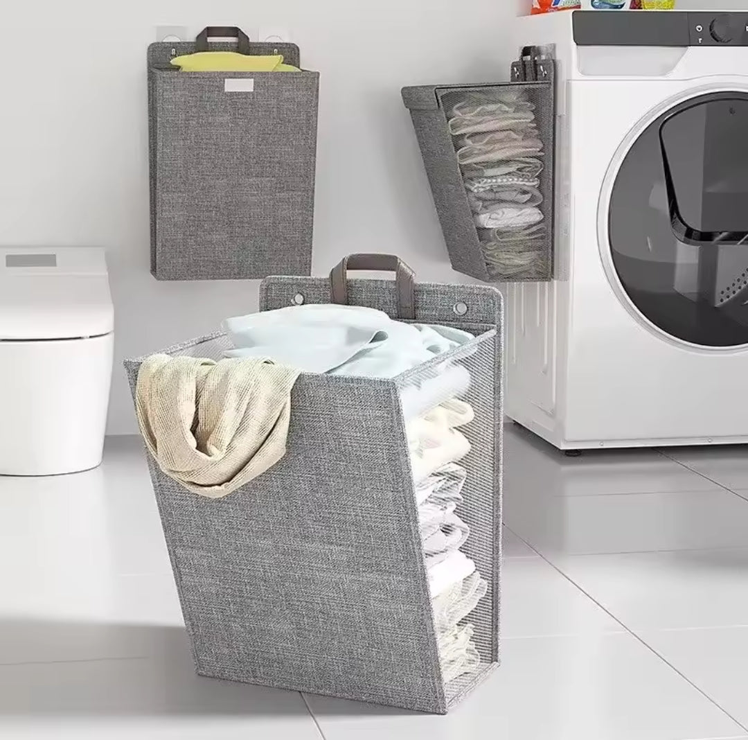 Kalsten | Wall-mounted folding laundry basket