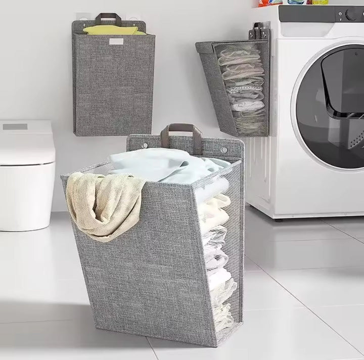 Collapsible Wall-Mounted Laundry Basket