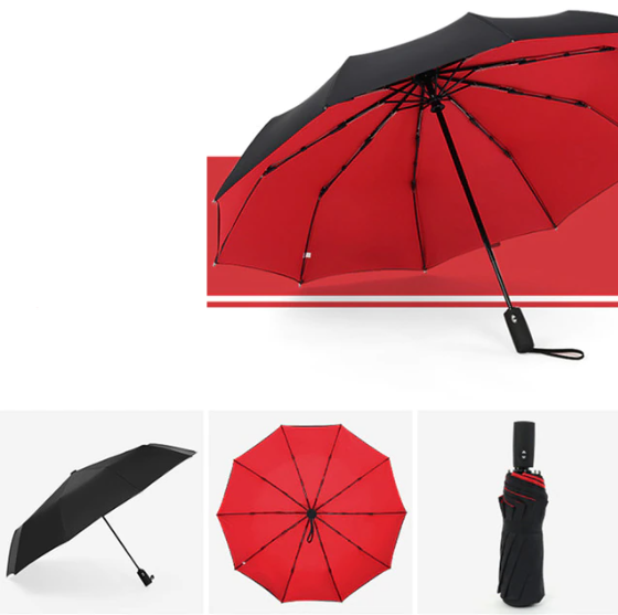 Kalsten | StormShield Automatic Umbrella – Windproof Storm Umbrella with Reversed Closing Mechanism