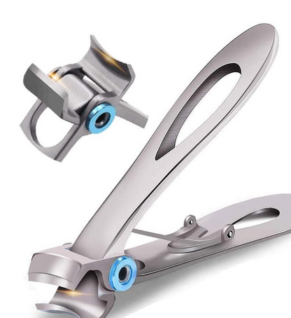 FLORENCE Professional Nail Clipper for Thick Nails | Stainless Steel Nail Clipper with Ergonomic Design | Bowlift