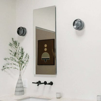 Skanto | LumièreLux - Stylish Dimple Wall Lamp Made of Metal and Glass