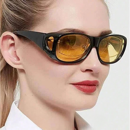 Night glasses with GlareCut technology (Safe driving at night)