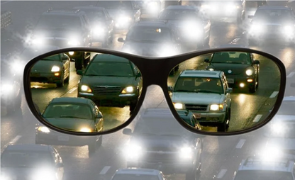 Night glasses with GlareCut technology (Safe driving at night)