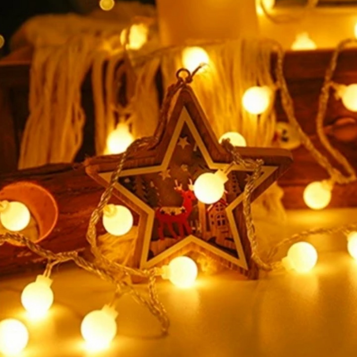 String Lights PVC 20 ft Warm White Indoor Outdoor Decorative Wedding Party Ambiance | Kalsten