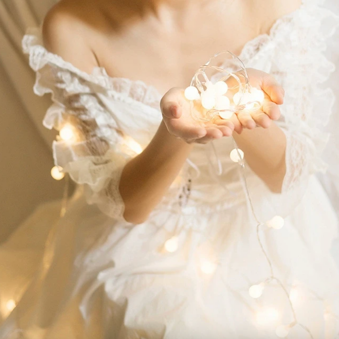 String Lights PVC 20 ft Warm White Indoor Outdoor Decorative Wedding Party Ambiance | Kalsten