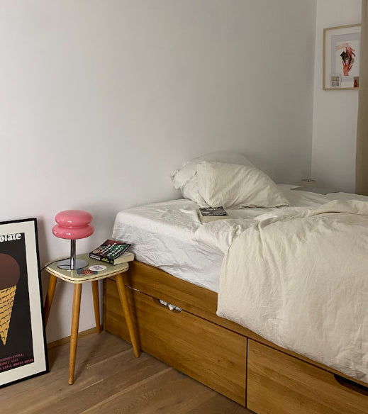 LueurRose – Retro Table Lamp with Dimmable LED and USB | Kalsten