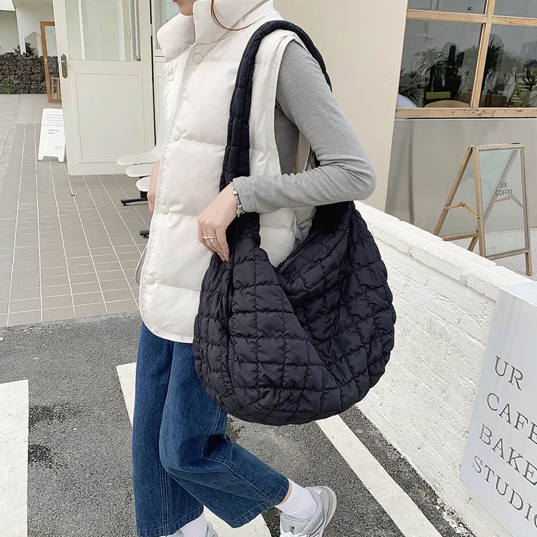 Kalsten | Cross Quilt X-Large Shoulder Bag