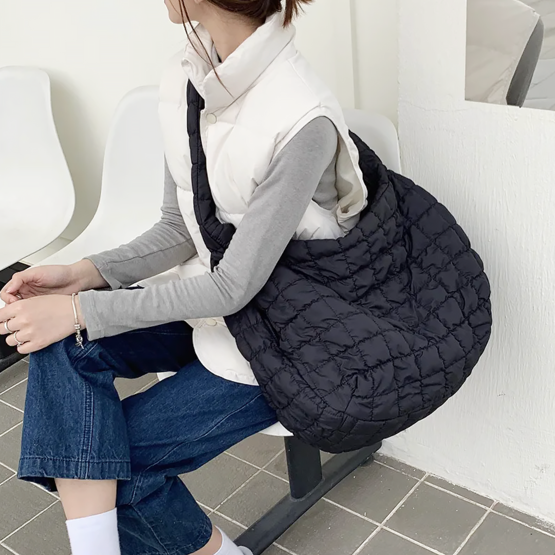 Kalsten | Cross Quilt X-Large Shoulder Bag