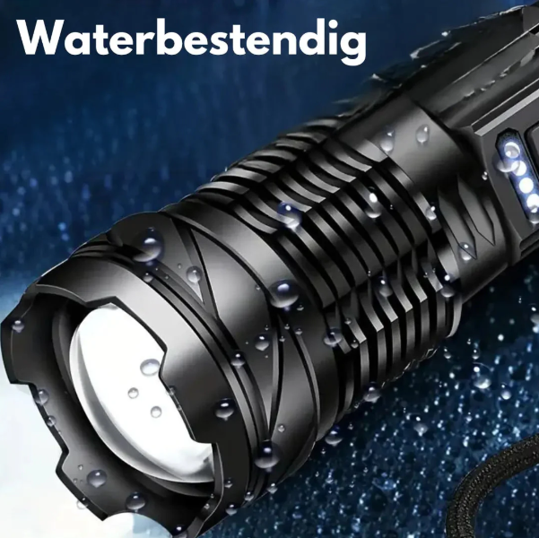 High-Power Military LED Flashlight – 5000 Lumens