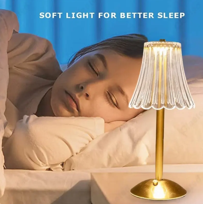 Wireless Crystal Table Lamp with Dimming Function | Kalsten