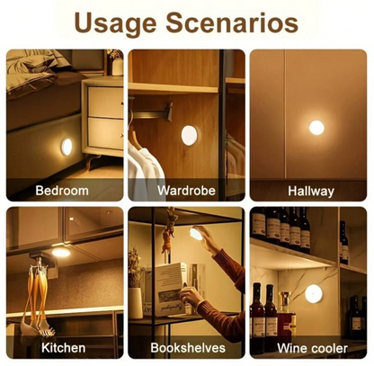 Oralee Rotatable Motion-Sensor Wall Light