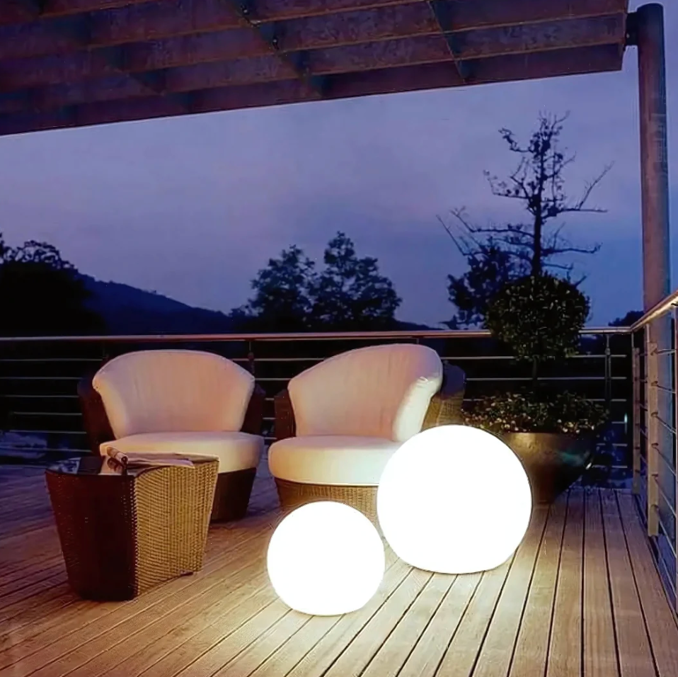 SphereGlow Ball Lamp, 16 Color Options
