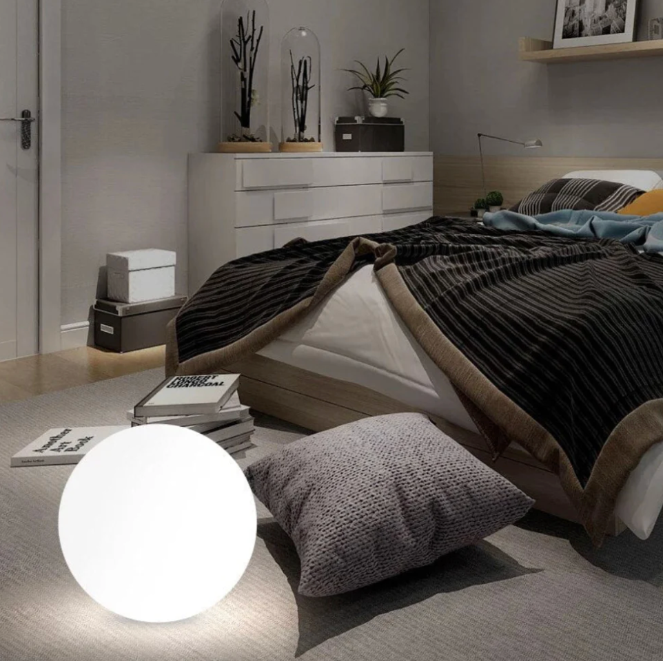 SphereGlow Ball Lamp, 16 Color Options