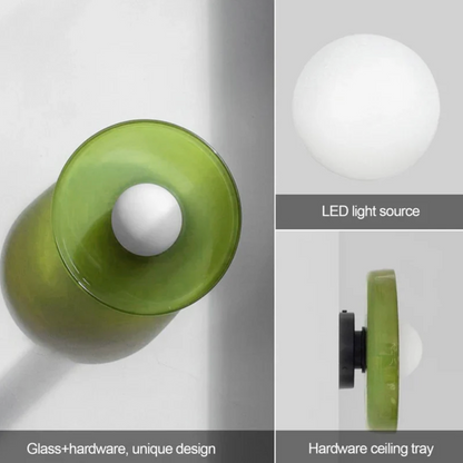 Sonnet Dual-Layered Glass Wall Sconce