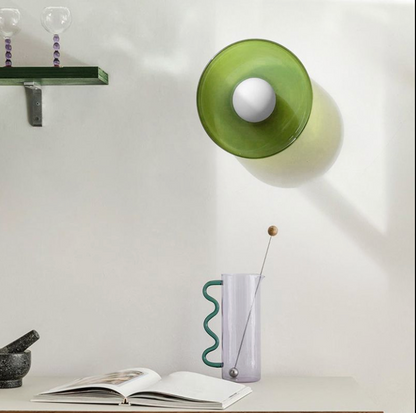 Sonnet Dual-Layered Glass Wall Sconce