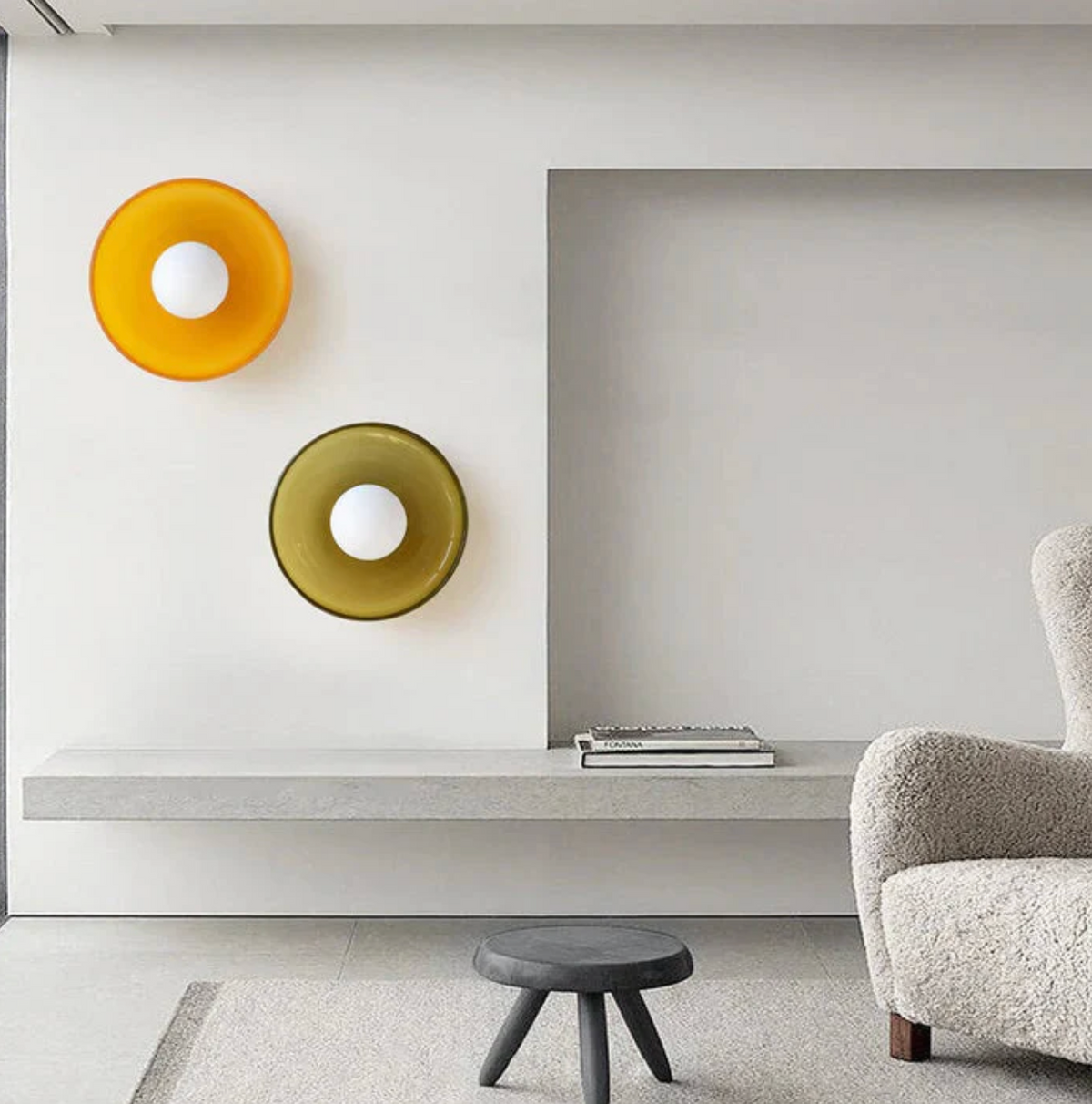 Sonnet Dual-Layered Glass Wall Sconce