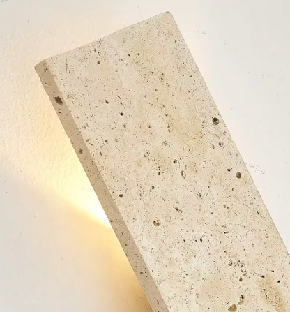 Waterproof Natural Stone Outdoor Wall Sconce