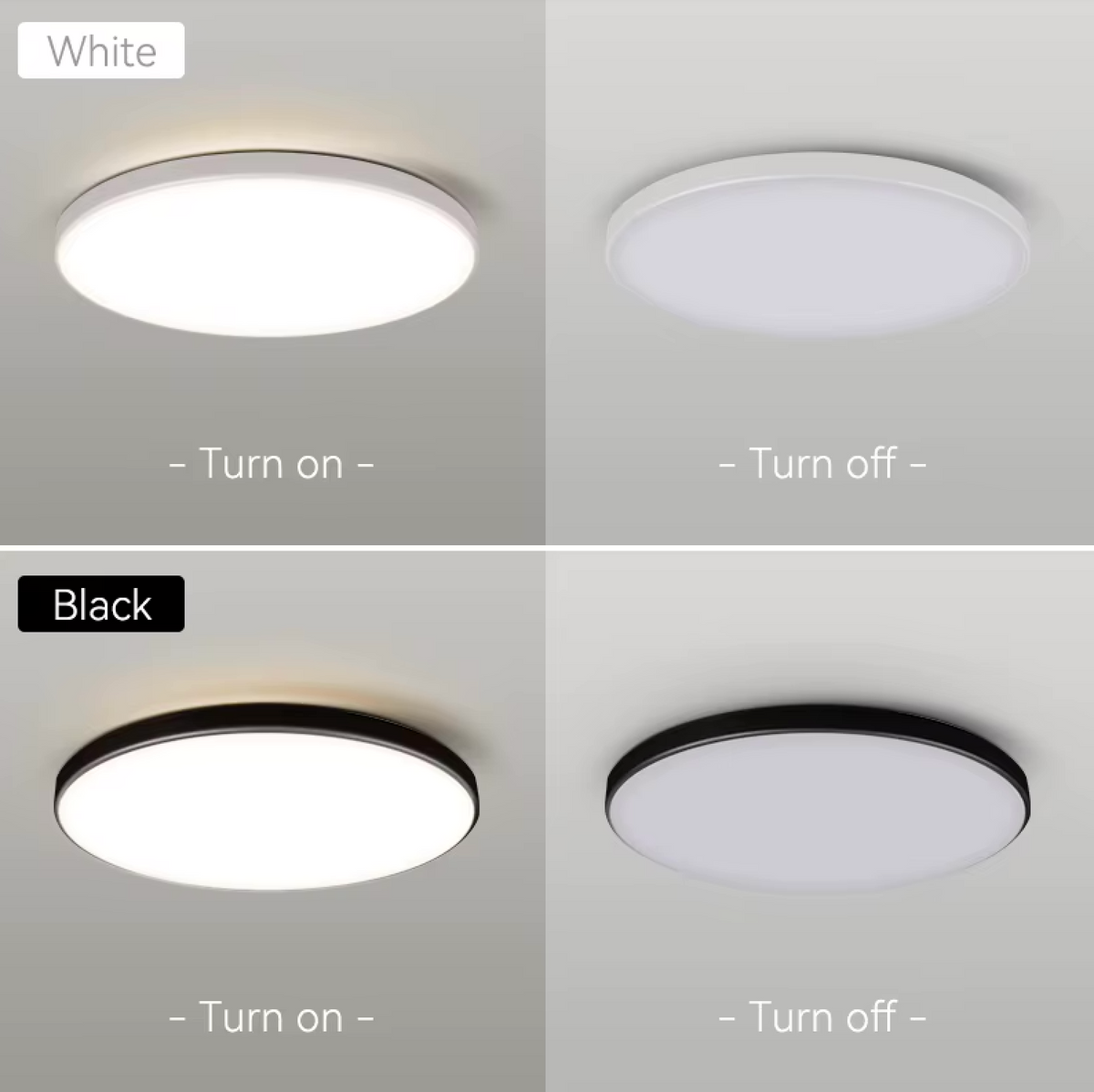 Energy-Efficient LED Flush Mount Ceiling Light
