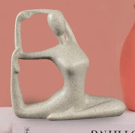 ZenJoy Woman in Yoga Figure – Modern Interior Decoration made of Resin | Kalsten
