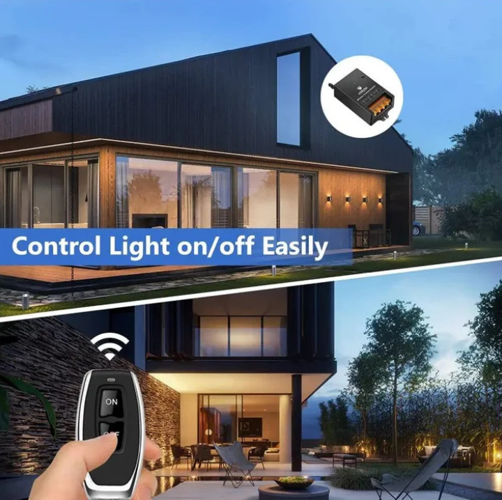 Wireless Remote Control Set | No Wiring Required | Karnz