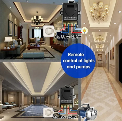 Wireless Remote Control Set | No Wiring Required | Karnz