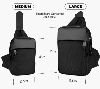 UrbanGuard Sling Bag | Compact, Secure, Waterproof | Karnz