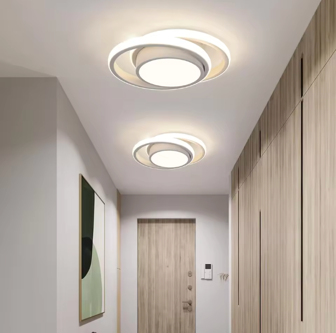 Double Ring LED Flush Mount Ceiling Light