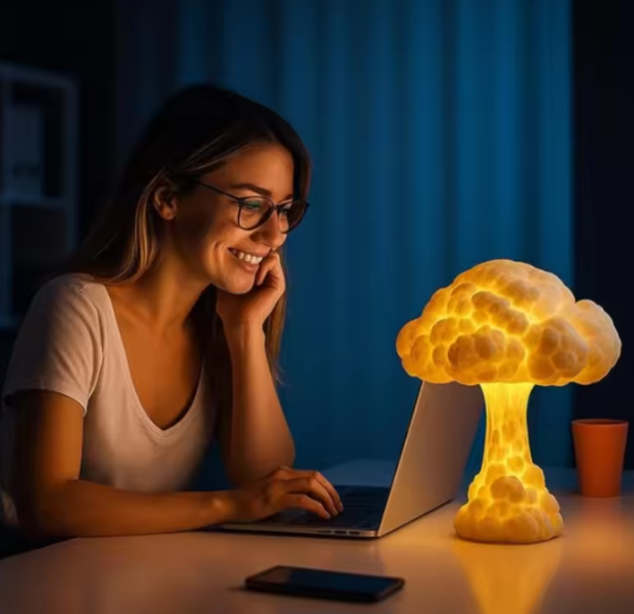 Mushroom lamp LED Warm white table lamp | Kalsten
