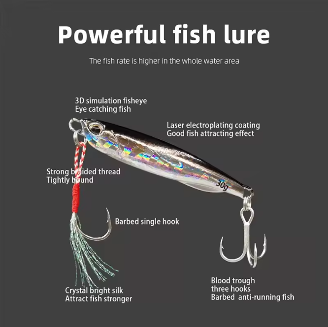 Jig blade metal jig spoon for sea bass | Kalsten