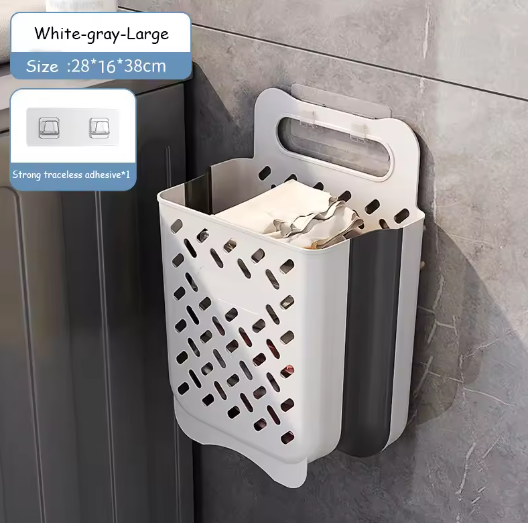 Space-saving laundry basket expandable & foldable | Kalsten