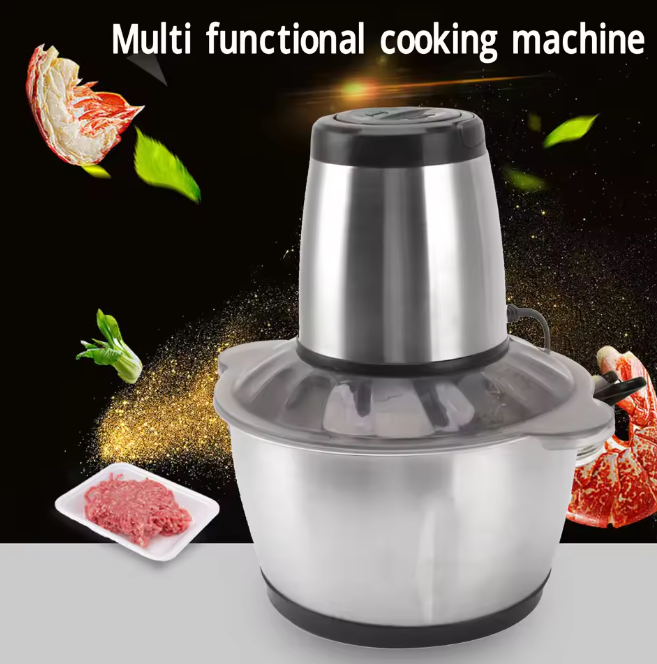 Electric Chopper 2L Stainless Steel | Kalsten