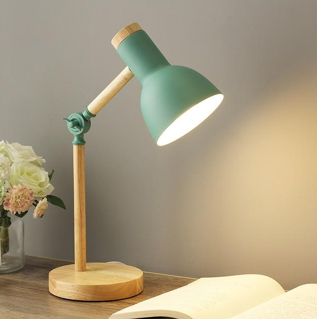 Wooden Scandinavian Table Lamp