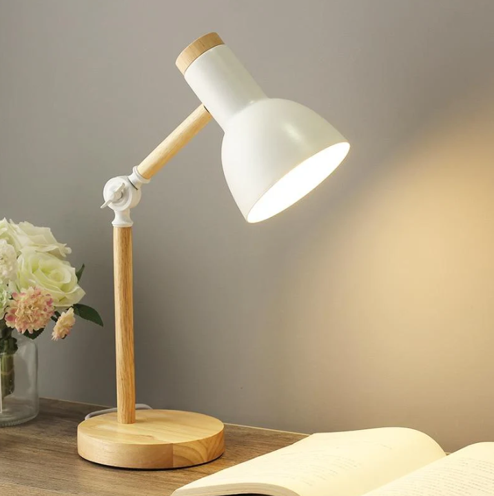 Wooden Scandinavian Table Lamp