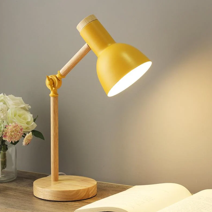 Wooden Scandinavian Table Lamp