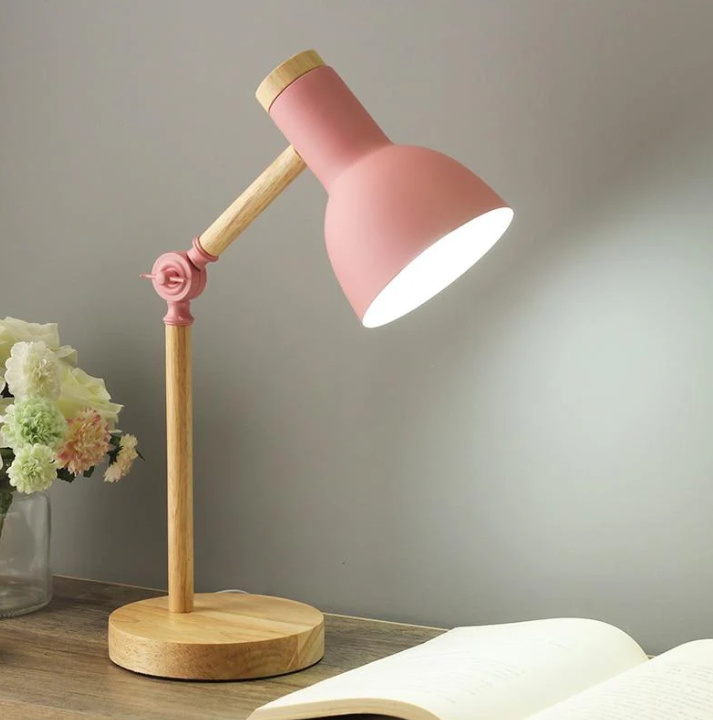 Wooden Scandinavian Table Lamp