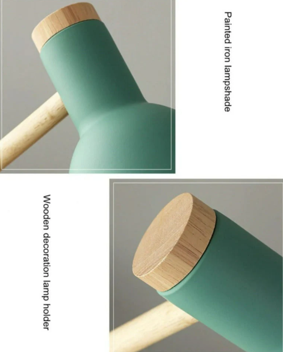 Wooden Scandinavian Table Lamp
