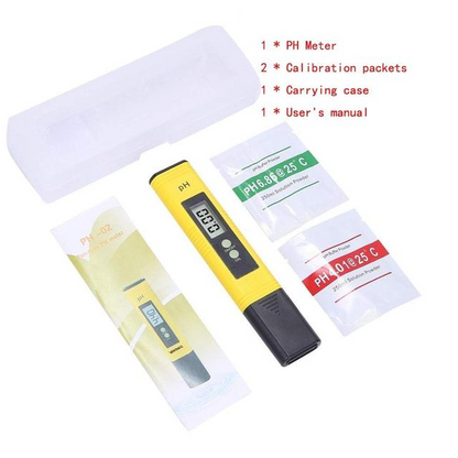 Digital LCD pH Meter Accuracy 0.01 Aquarium Pool pH Tester for Water Wine Urine Auto Calibration