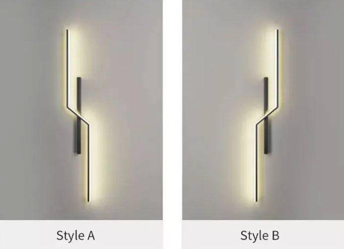 Lines Creative LED Modern Minimalist Wall Lamp Decorative Wall Lights Lighting | Kalsten