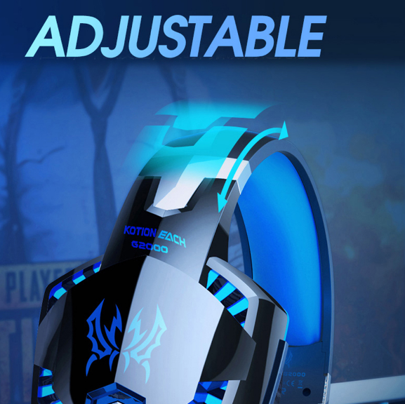 BowLift | Gaming Headphones For PC Bass Stereo Over-Head Earphone Casque Laptop Microphone