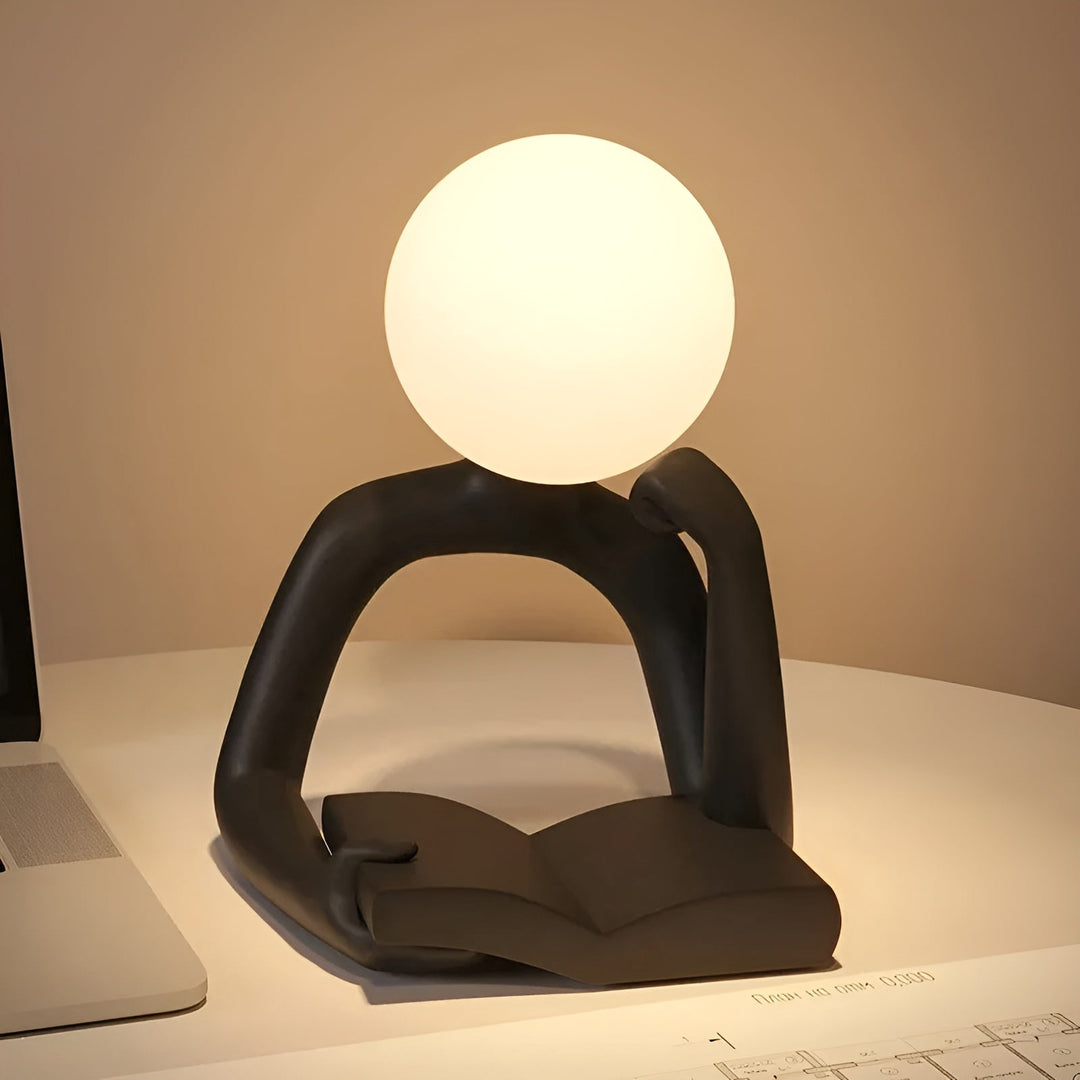 LuxLume Refined Designer Table Lamp – Modern Art with Atmospheric Lighting Kalsten